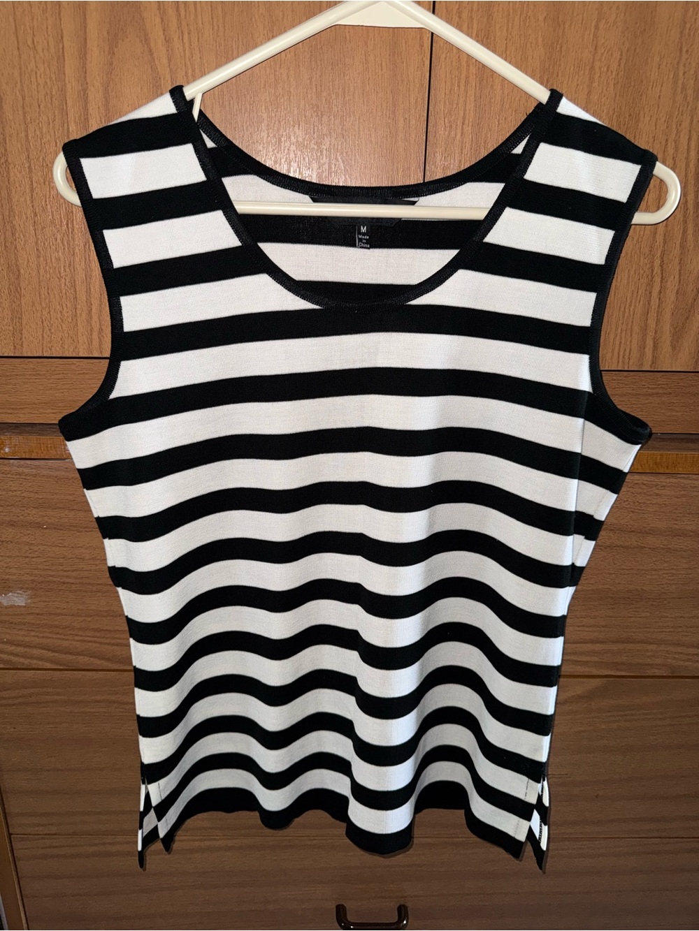 MING WANG stripped tank top